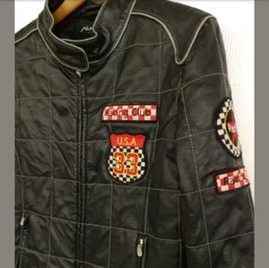 Marcia Woman's Italian Motorcycle Jacket